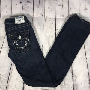 True Religion Dark Blue Boot Cut Jeans